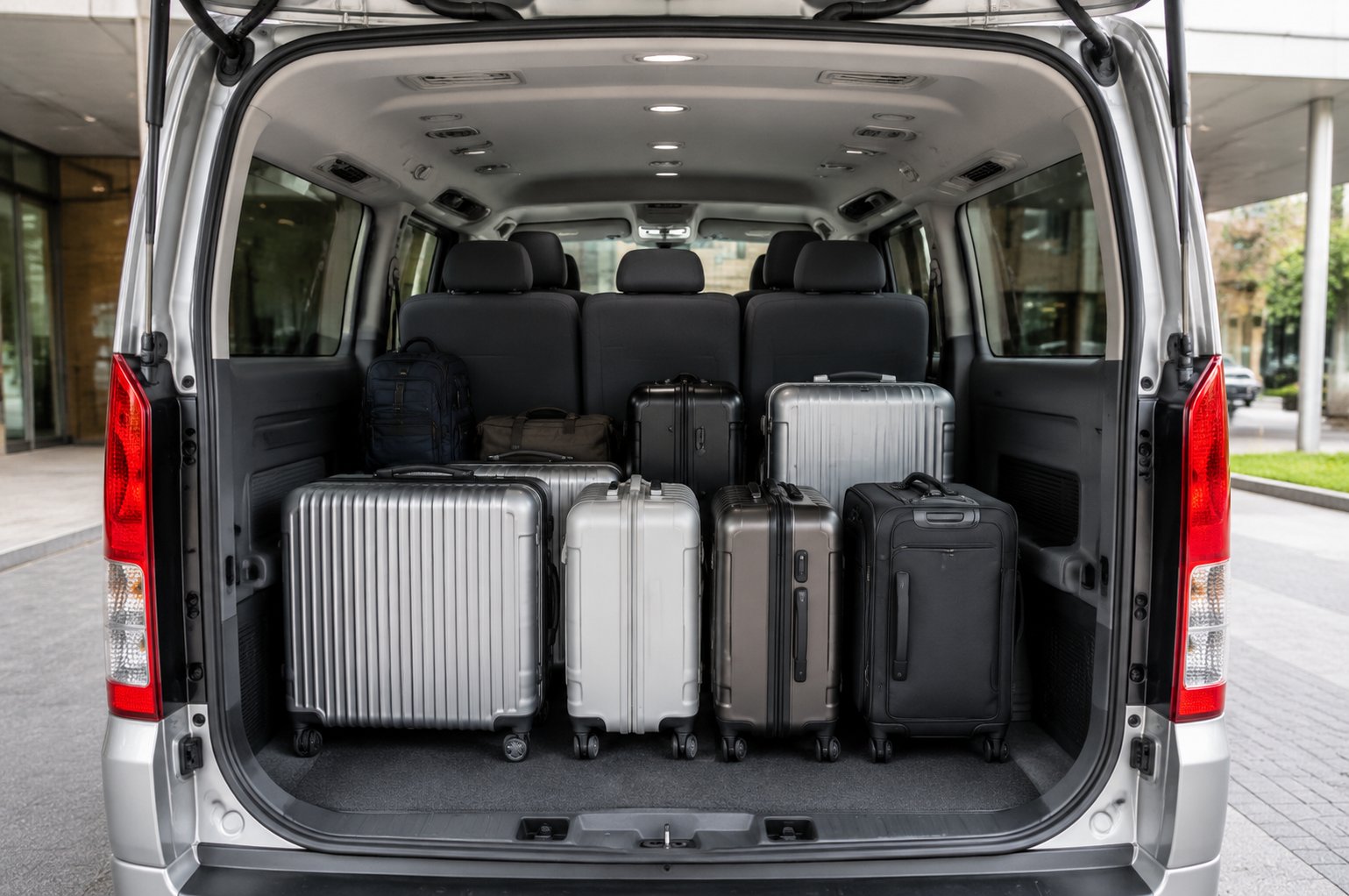 HiAce luggage space